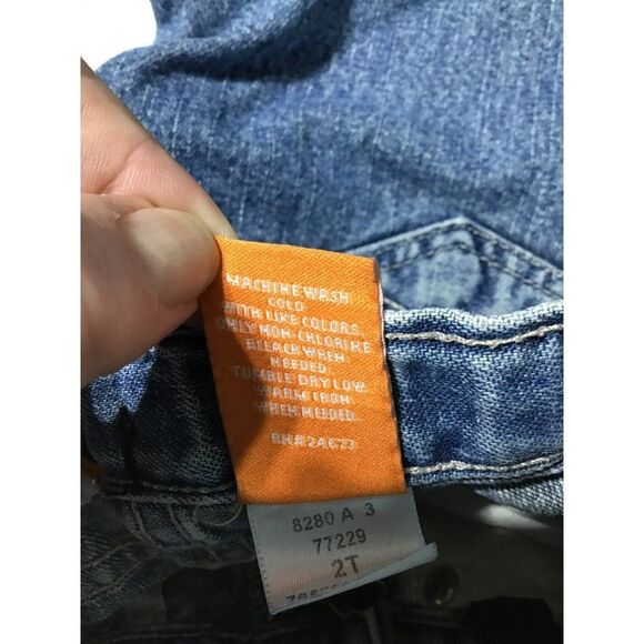 Sonoma 2T Adjustable Waist Flare Leg Jeans Cotton Denim - Picture 8 of 10